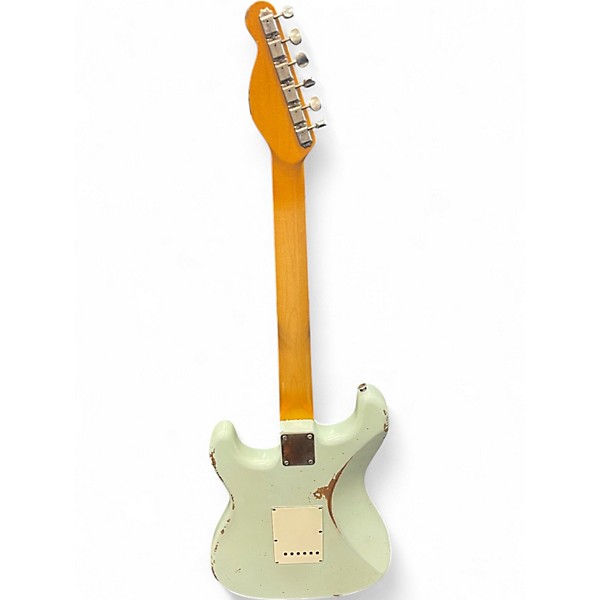 Used Mjt VTS AGED SONIC BLUE OVER 3TS Solid Body Electric Guitar