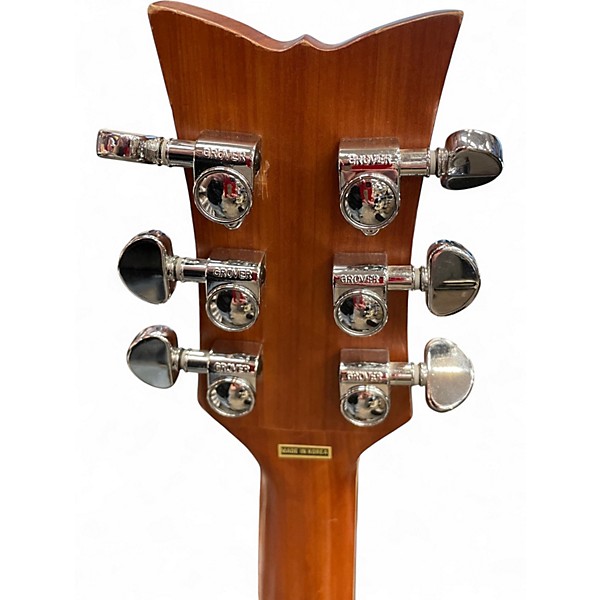 Used Schecter Guitar Research Diamond Series Bowl Back Natural Gloss Acoustic Electric Guitar