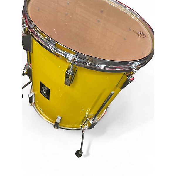 Used SONOR 4 Piece Lite Yellow Drum Kit