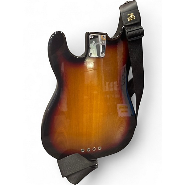 Used Squier Vintage Modified Precision Bass 2 Tone Sunburst Electric Bass Guitar