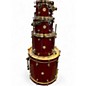 Used DW 4 Piece Performance Series CHERRY STAIN Drum Kit thumbnail