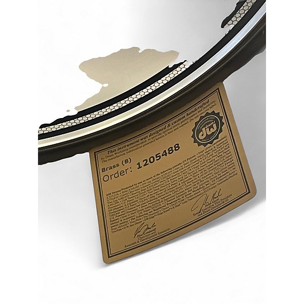 Used DW 14in COLLECTOR'S SERIES NICKEL OVER BRASS NICKEL Drum