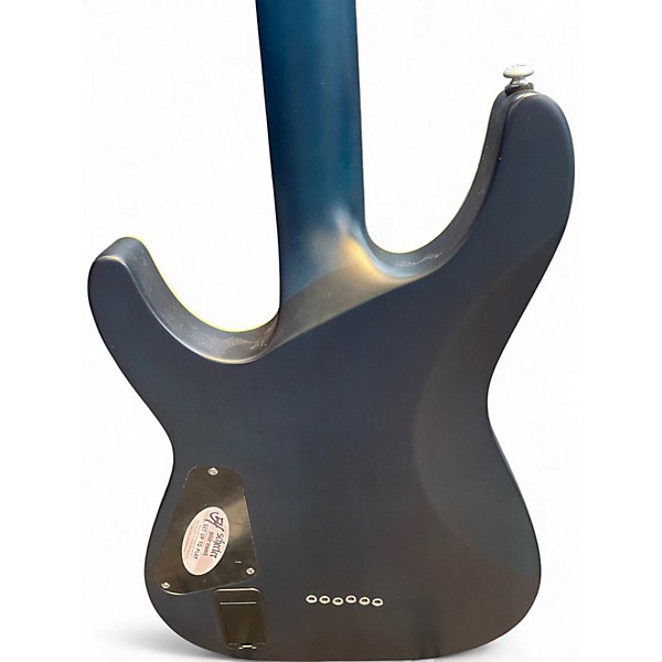 Used Schecter Guitar Research C1 Platinum Satin Transparent Midnight Blue Solid Body Electric Guitar
