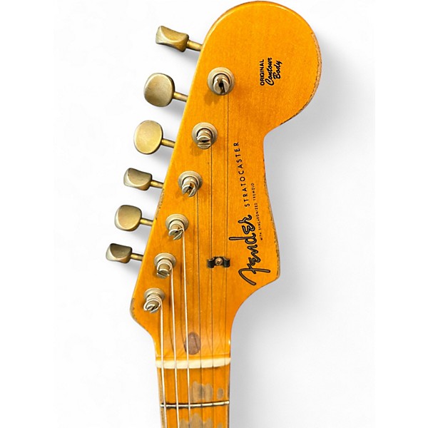 Used Fender Custom Shop '57 Heavy Relic Stratocaster Aged Fiesta Red Solid Body Electric Guitar