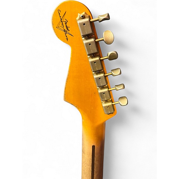 Used Fender Custom Shop '57 Heavy Relic Stratocaster Aged Fiesta Red Solid Body Electric Guitar