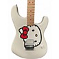 Used Squier Hello Kitty Stratocaster White Solid Body Electric Guitar