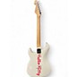 Used Squier Hello Kitty Stratocaster White Solid Body Electric Guitar