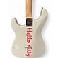 Used Squier Hello Kitty Stratocaster White Solid Body Electric Guitar