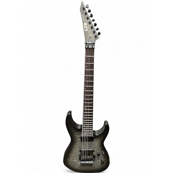 Used ESP LTD M1007B Trans Charcoal Solid Body Electric Guitar