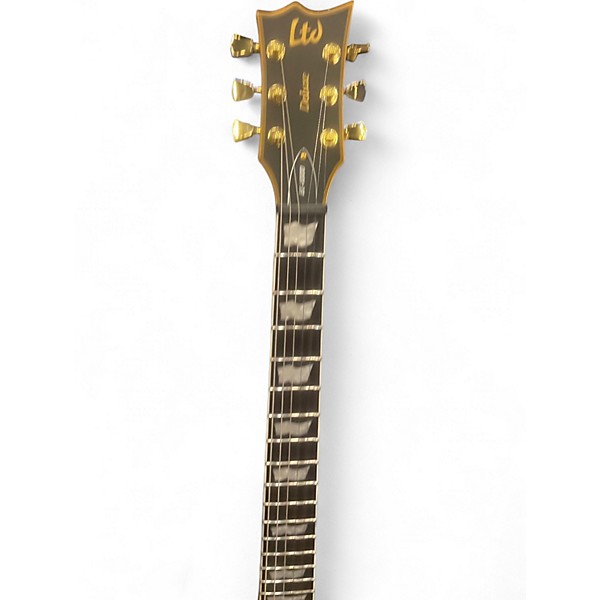 Used Esp Ltd EC1000 Deluxe Black Solid Body Electric Guitar