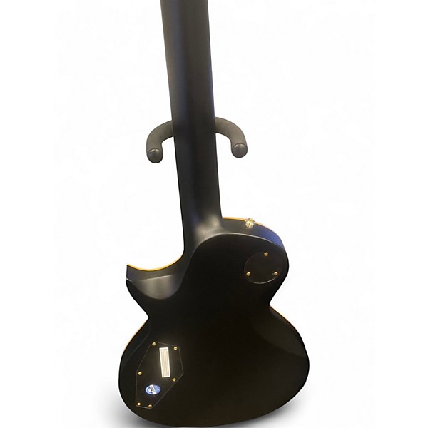 Used Esp Ltd EC1000 Deluxe Black Solid Body Electric Guitar