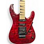 Used Jackson JS34Q Dinky Trans Red Solid Body Electric Guitar