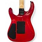 Used Jackson JS34Q Dinky Trans Red Solid Body Electric Guitar