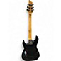 Used Schecter Guitar Research Damien Elite 6 Trans Black Solid Body Electric Guitar