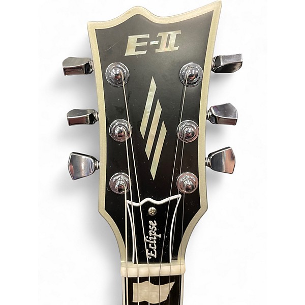 Used ESP E-II Eclipse Black Solid Body Electric Guitar