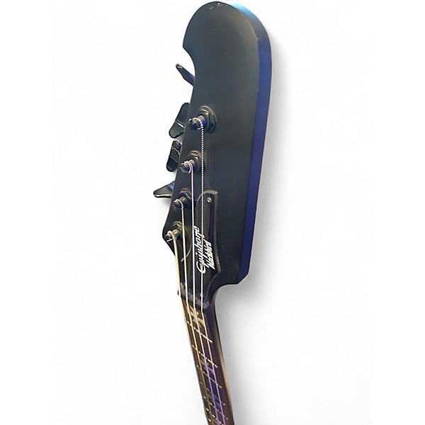 Used Epiphone Nikki Sixx Signature Blackbird Satin Black Electric Bass Guitar