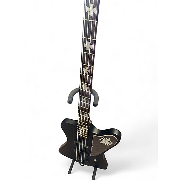 Used Epiphone Nikki Sixx Signature Blackbird Satin Black Electric Bass Guitar