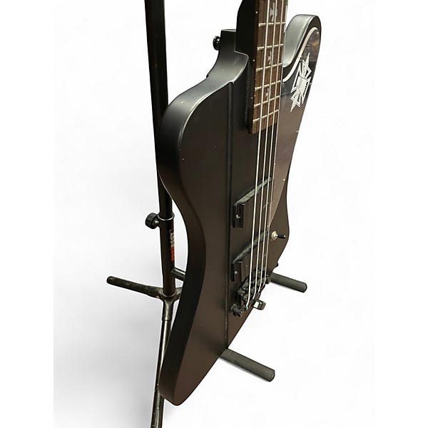 Used Epiphone Nikki Sixx Signature Blackbird Satin Black Electric Bass Guitar