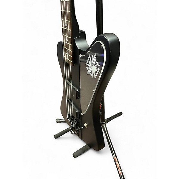 Used Epiphone Nikki Sixx Signature Blackbird Satin Black Electric Bass Guitar