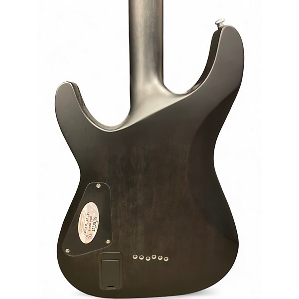 Used Schecter Guitar Research Diamond Series PT Black Solid Body Electric Guitar