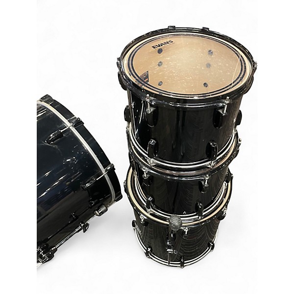 Used Pearl 4 Piece Vision Black Drum Kit