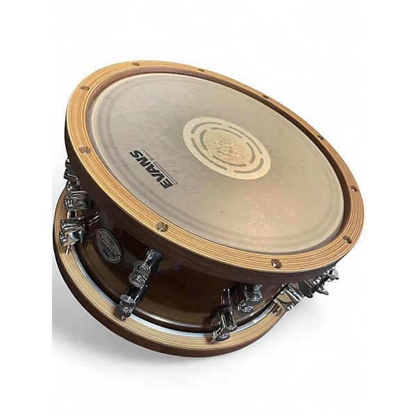 Used PDP by DW 14X7.5 Limited-Edition Dark Stain Maple and Walnut Snare With Walnu Walnut Drum