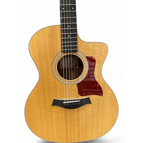 Used Taylor 214CE Vintage Natural Acoustic Electric Guitar