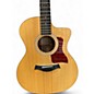 Used Taylor 214CE Vintage Natural Acoustic Electric Guitar