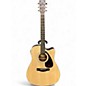 Used Yamaha FX335C Natural Acoustic Electric Guitar thumbnail