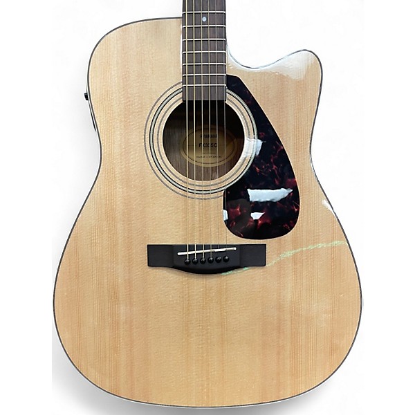 Used Yamaha FX335C Natural Acoustic Electric Guitar