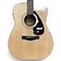 Used Yamaha FX335C Natural Acoustic Electric Guitar