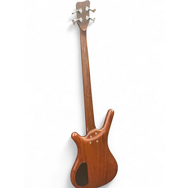 Used Warwick Pro Series Standard Corvette 4 String NATURAL/BUBINGA Electric Bass Guitar