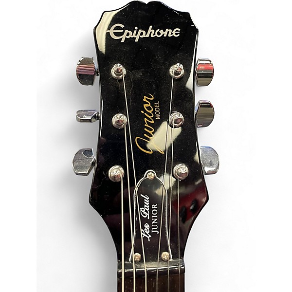 Used Epiphone Les Paul Junior Black Solid Body Electric Guitar