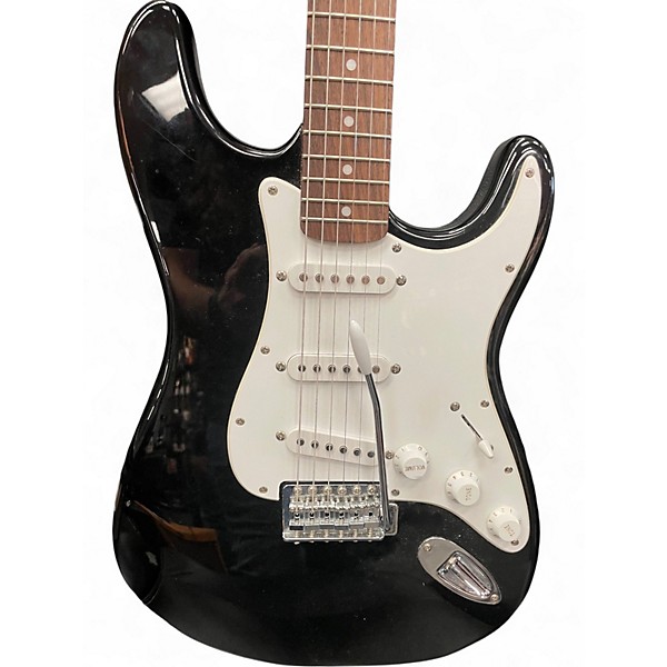 Used Squier Affinity Stratocaster Black Solid Body Electric Guitar