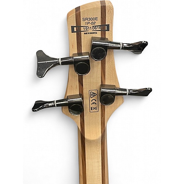 Used Ibanez SR300E TRANS BROWN Electric Bass Guitar