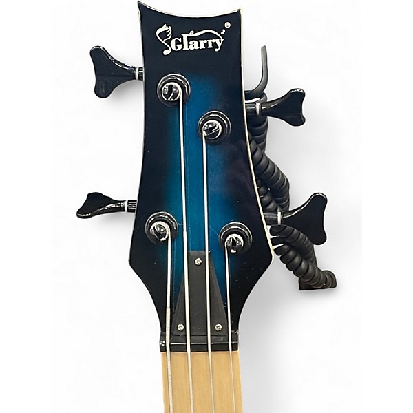Used Glarry PJ BASS BLUE BURST Electric Bass Guitar