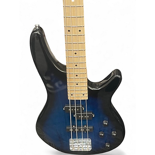 Used Glarry PJ BASS BLUE BURST Electric Bass Guitar