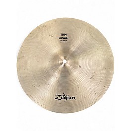 Used Zildjian 14in Thin Crash Cymbal