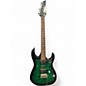 Used Ibanez GRX70QA Green Solid Body Electric Guitar thumbnail