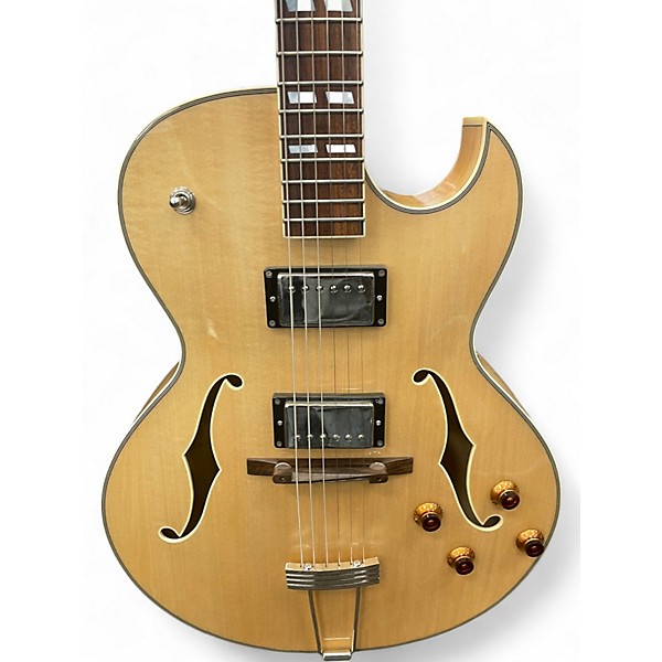 Used Eastman AR372CE-BD Natural Hollow Body Electric Guitar