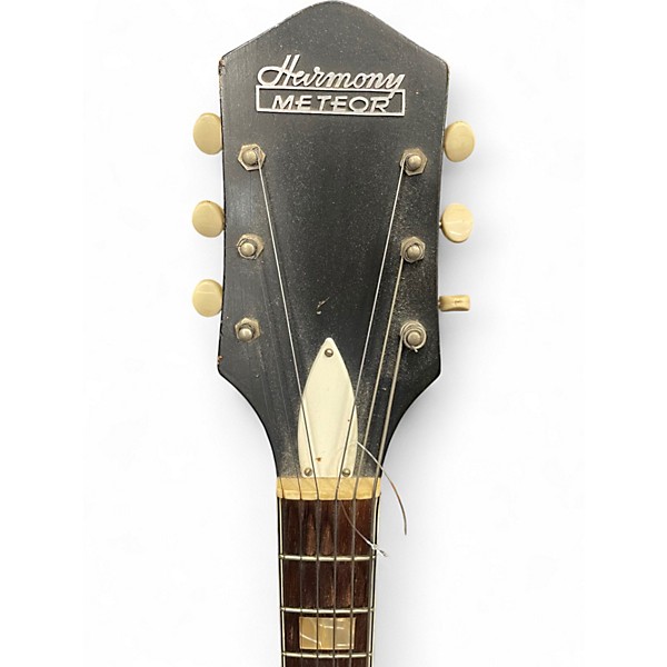 Vintage 1960s Harmony METEOR H74 Tobacco Burst Hollow Body Electric Guitar