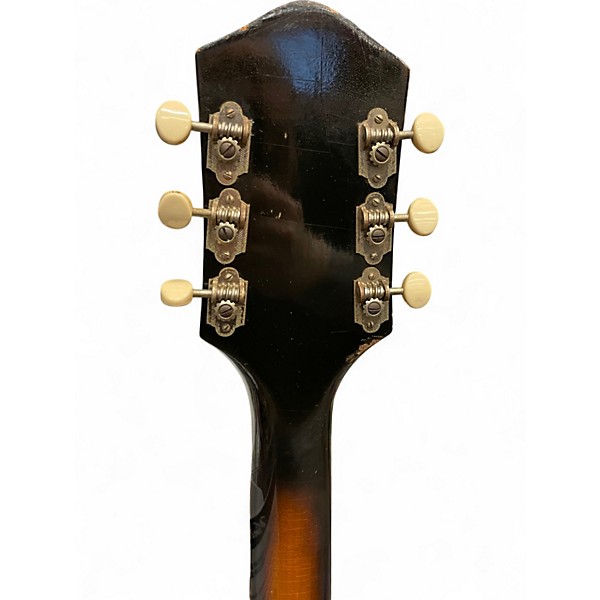 Vintage 1960s Harmony METEOR H74 Tobacco Burst Hollow Body Electric Guitar