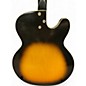 Vintage 1960s Harmony METEOR H74 Tobacco Burst Hollow Body Electric Guitar
