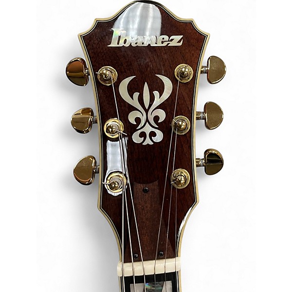 Used Ibanez as113-bs Tobacco Sunburst Hollow Body Electric Guitar