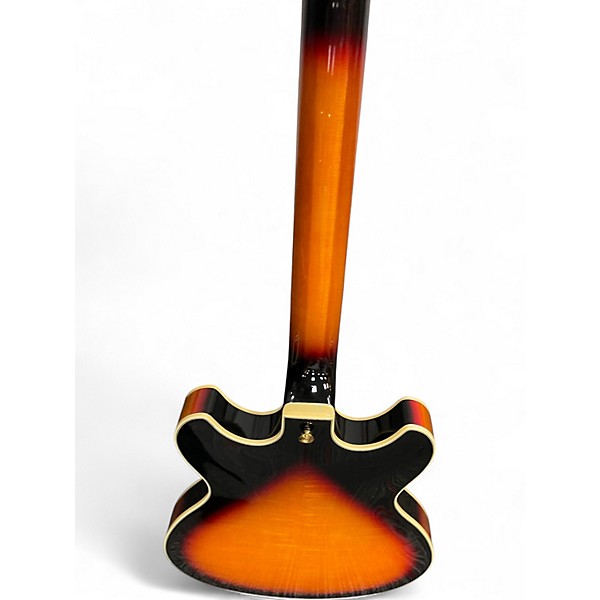 Used Ibanez as113-bs Tobacco Sunburst Hollow Body Electric Guitar