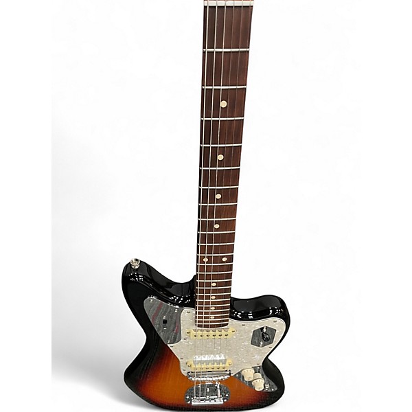 Used Fender Player II Jaguar Rosewood Fingerboard 3 Color Sunburst Solid Body Electric Guitar