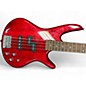 Used Ibanez GIO BASS Trans Red Electric Bass Guitar