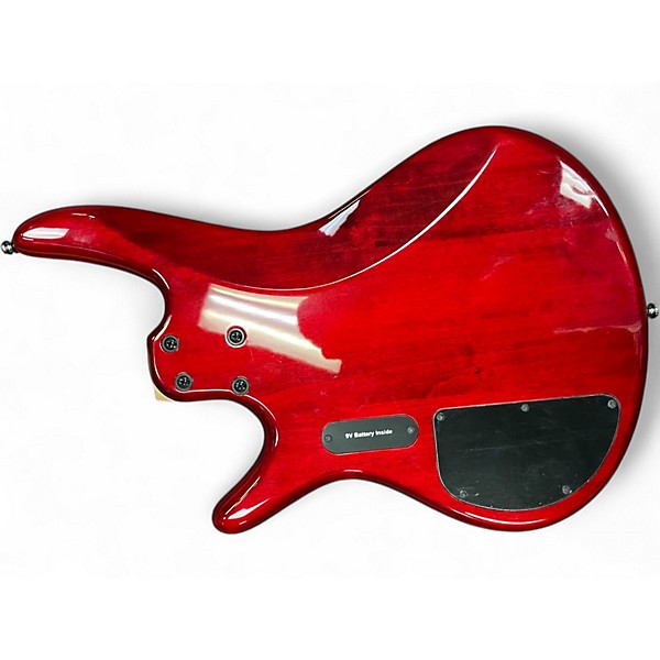 Used Ibanez GIO BASS Trans Red Electric Bass Guitar