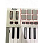 Used Akai Professional MPK Mini IV 25-Key MIDI Keyboard Controller- White MIDI Controller