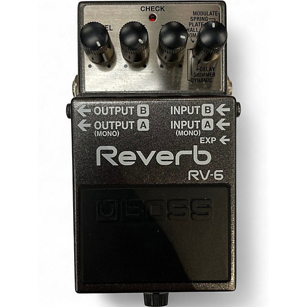 Used BOSS RV6 Digital Reverb Effect Pedal
